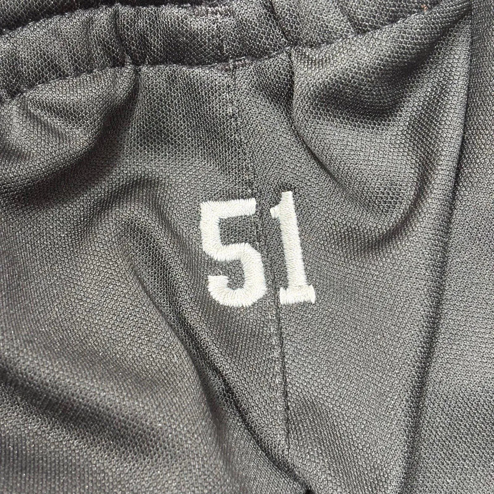 Adidas  Black Track Pants with Zippered Pockets Size Medium - Image 5