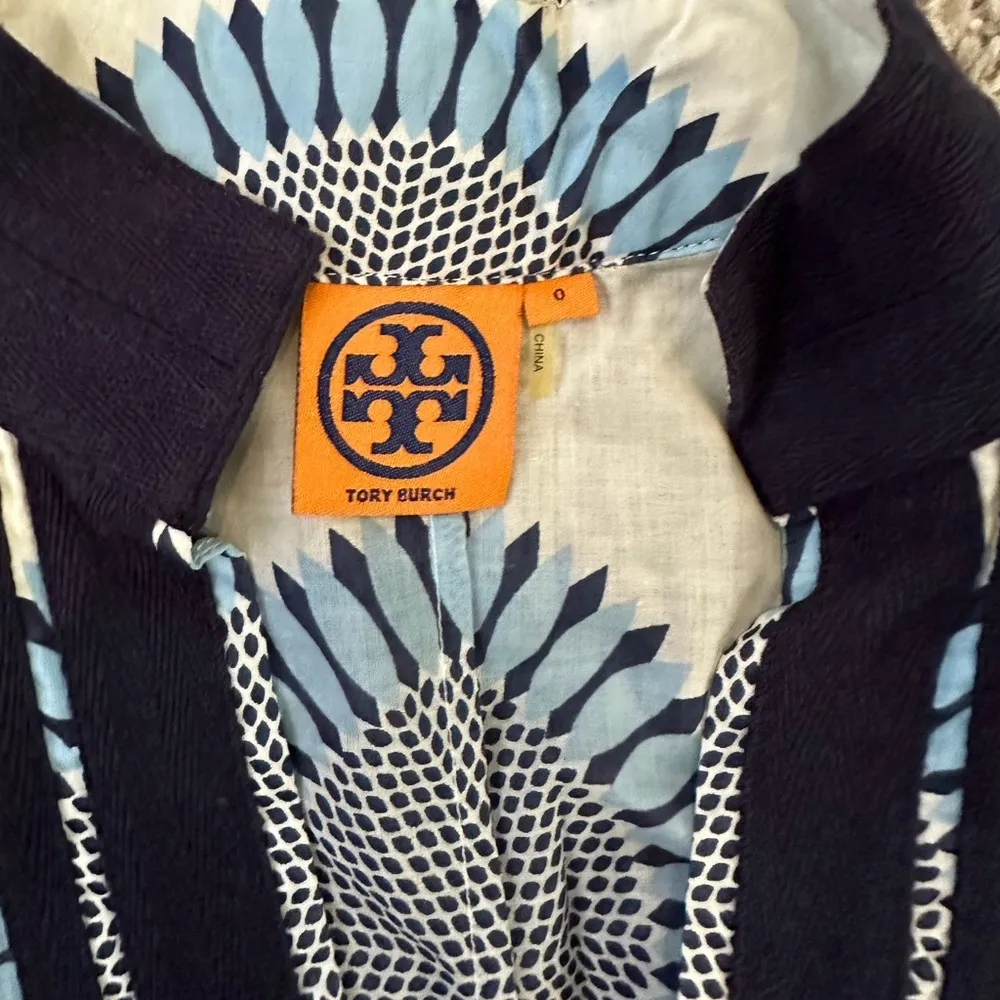 Tory Burch Tunic Dress Floral Boho Sheer - Image 4