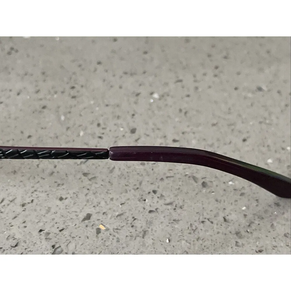 Guess Eyeglasses Womens GU 2200 BLKPUR 51-17-135 Snake Skin Frames ONLY full rim - Image 5