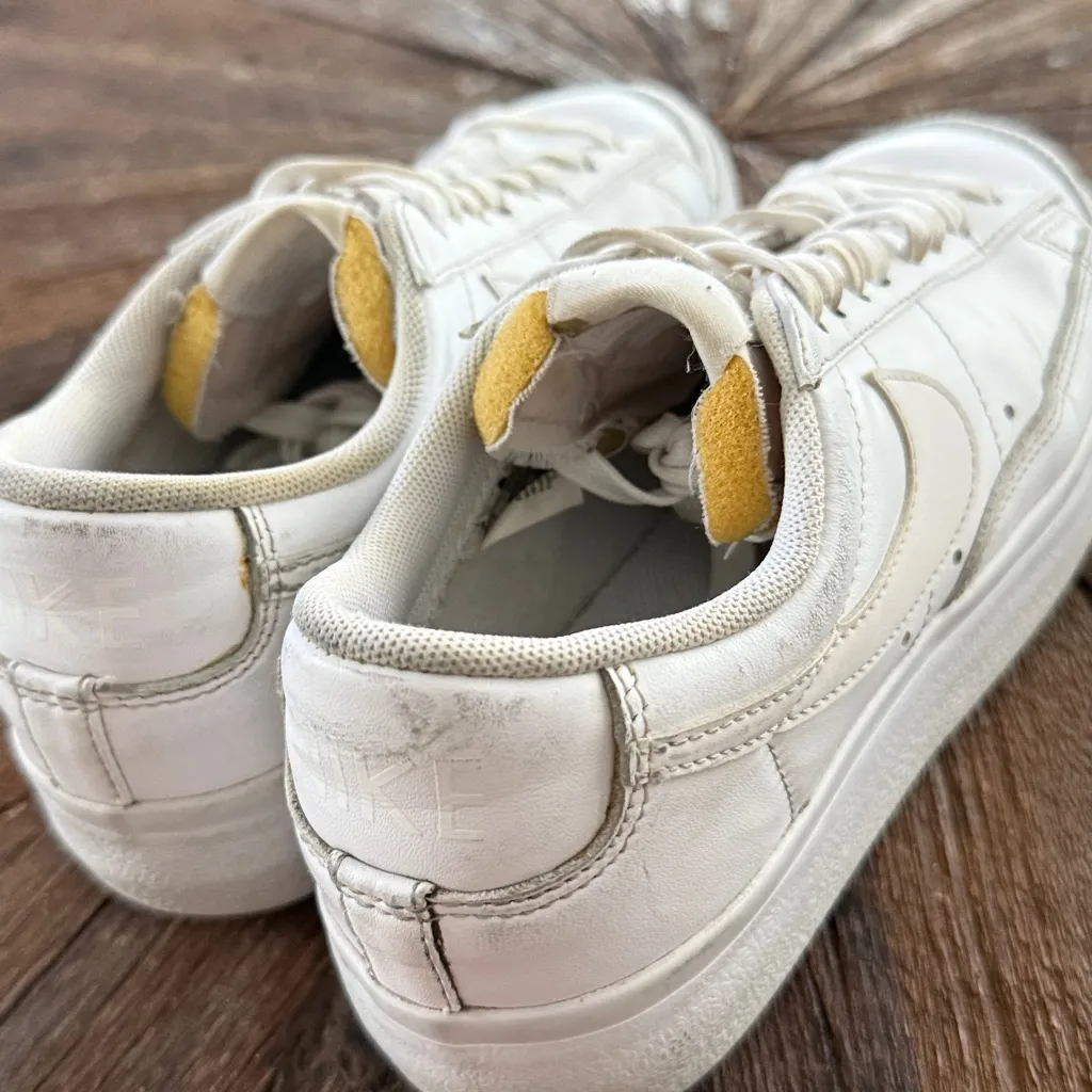 Nike Blazer Low Top Platform Sneaker DJ0292 Triple White - Image 5