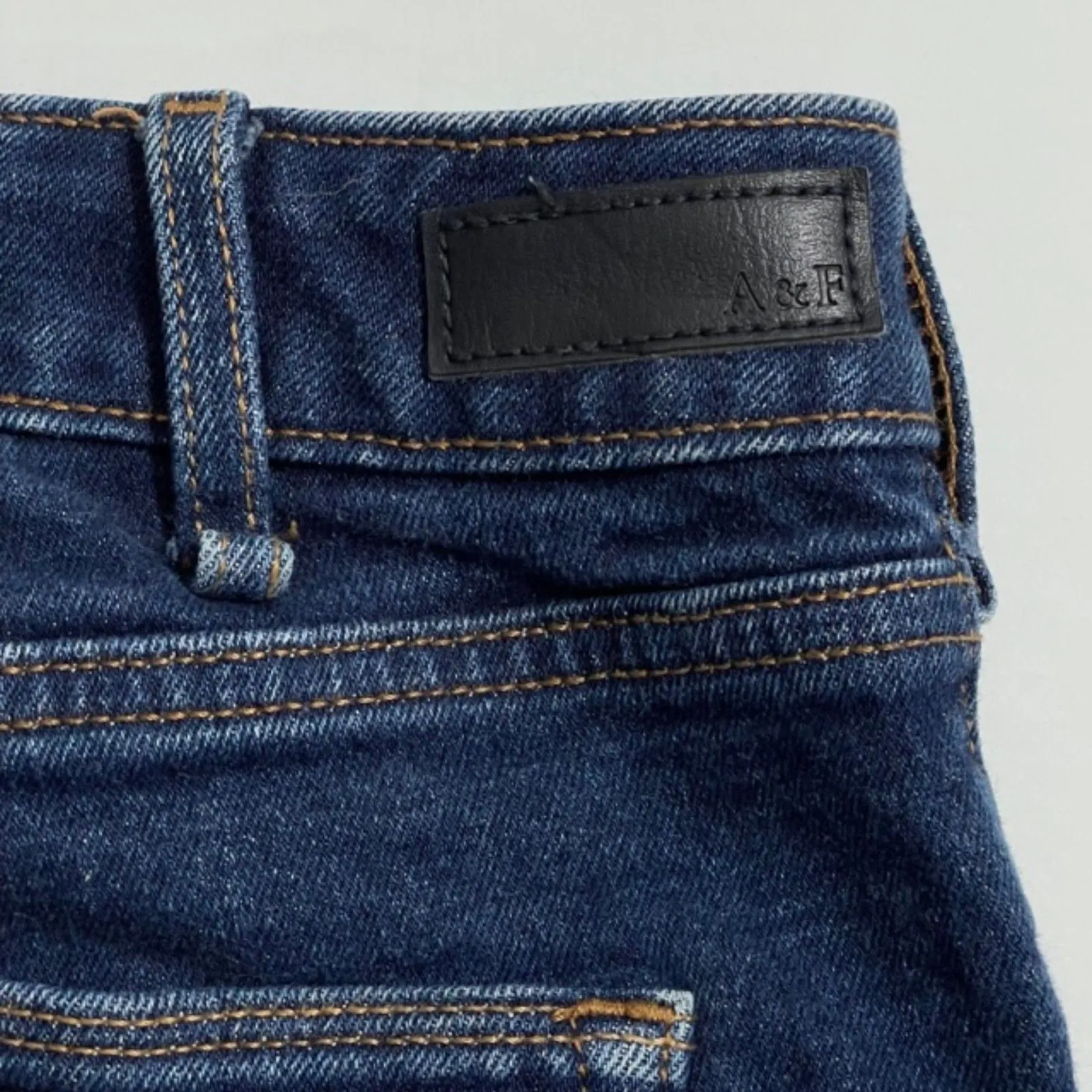 Abercrombie & Fitch Simone High Rise Ankle‎ Flare Leg Denim Blue Jeans Size 25/0 - Image 5