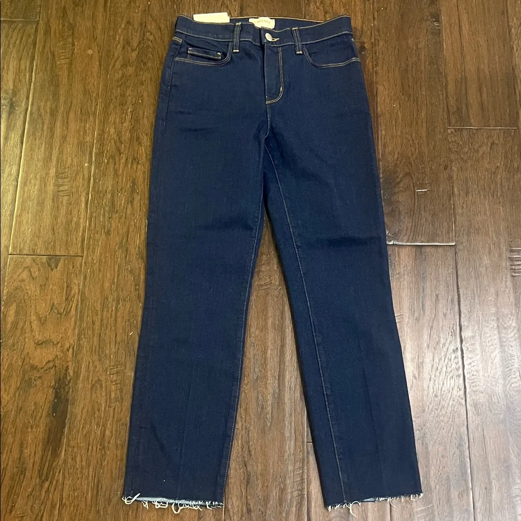 L'AGENCE Sada High Rise Cropped Slim Jeans 26 NWT - Image 4