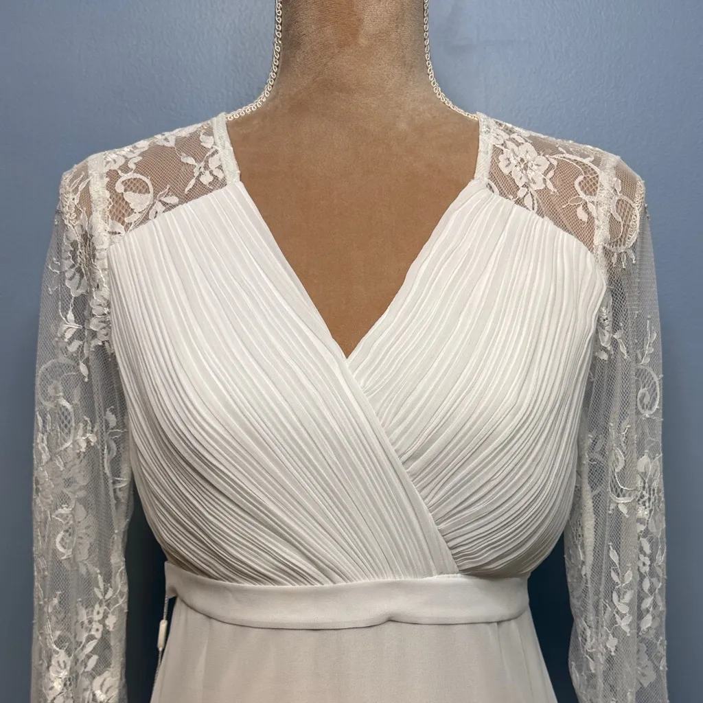Ever Pretty Elegant White Wedding Dress Size 4 - Image 2