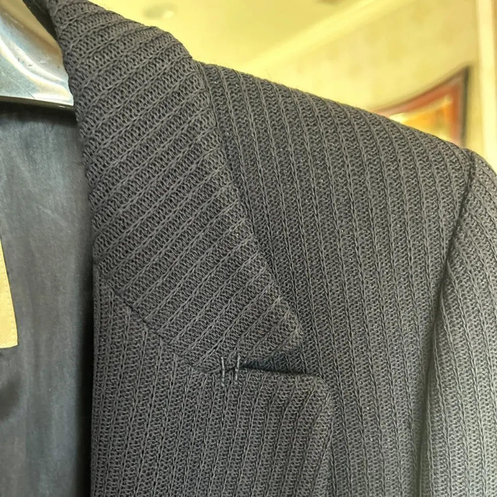 Vintage Joan Helpern Collection Woman's One Button Blazer in Size 6 Joan & David - Image 2