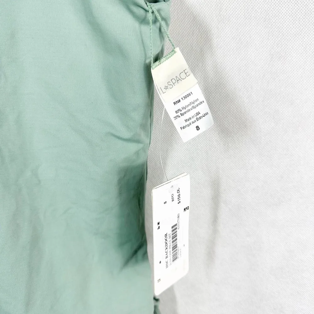 L*Space Jenn One Piece Swimsuit Reef Green Size 8 - Image 8