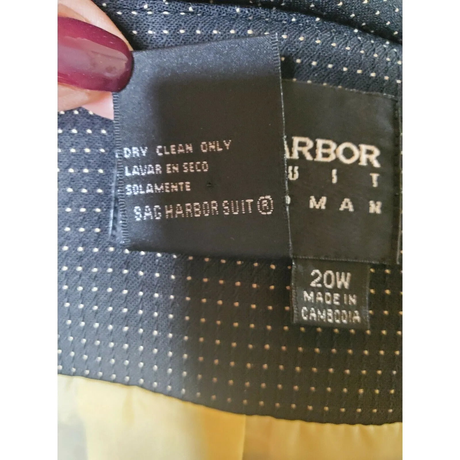 Sag Harbor  Women’s Lined Suit Jacket Tie Front Size 20W - Image 10