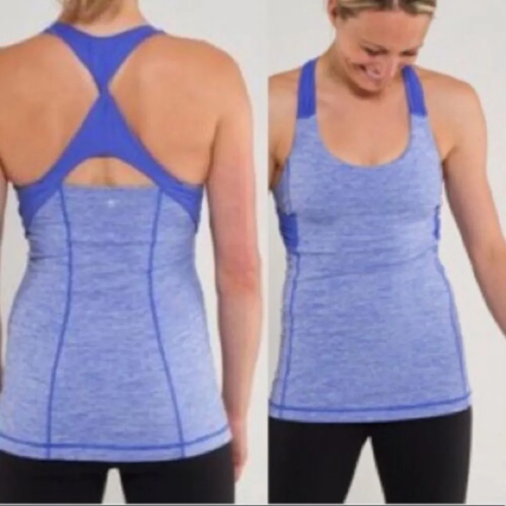 Lululemon purple spin me racerback workout tank - Image 2