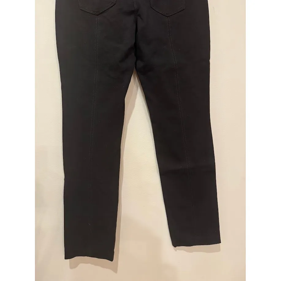 White House Black Market Slim Leg Black Pants Women's Size 4 - Image 7
