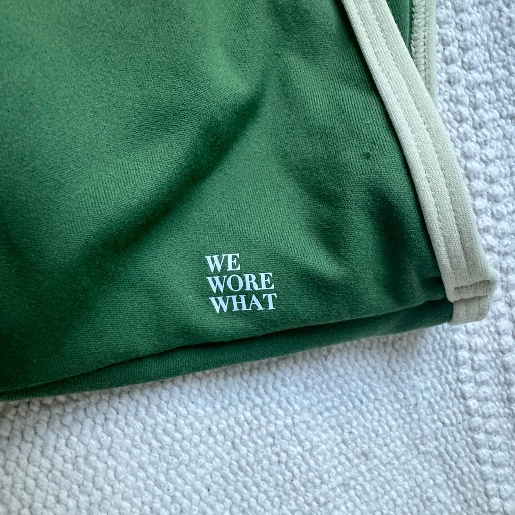 We wore what contrast one shoulder top green / wheat NWT XS - Image 6