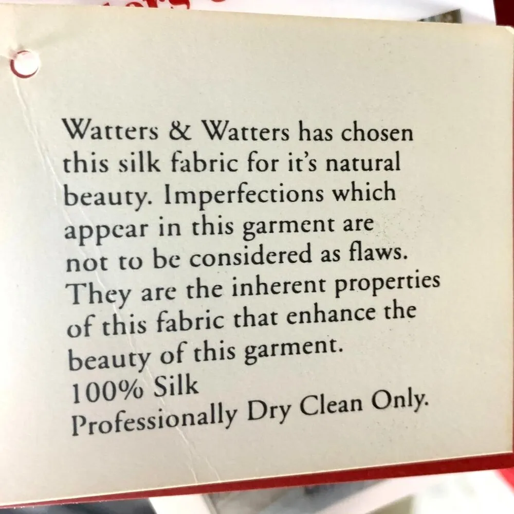 Watters & Watters Red Silk Midi Bridesmaid Dress 10 Strapless/Convertible Pleat - Image 16