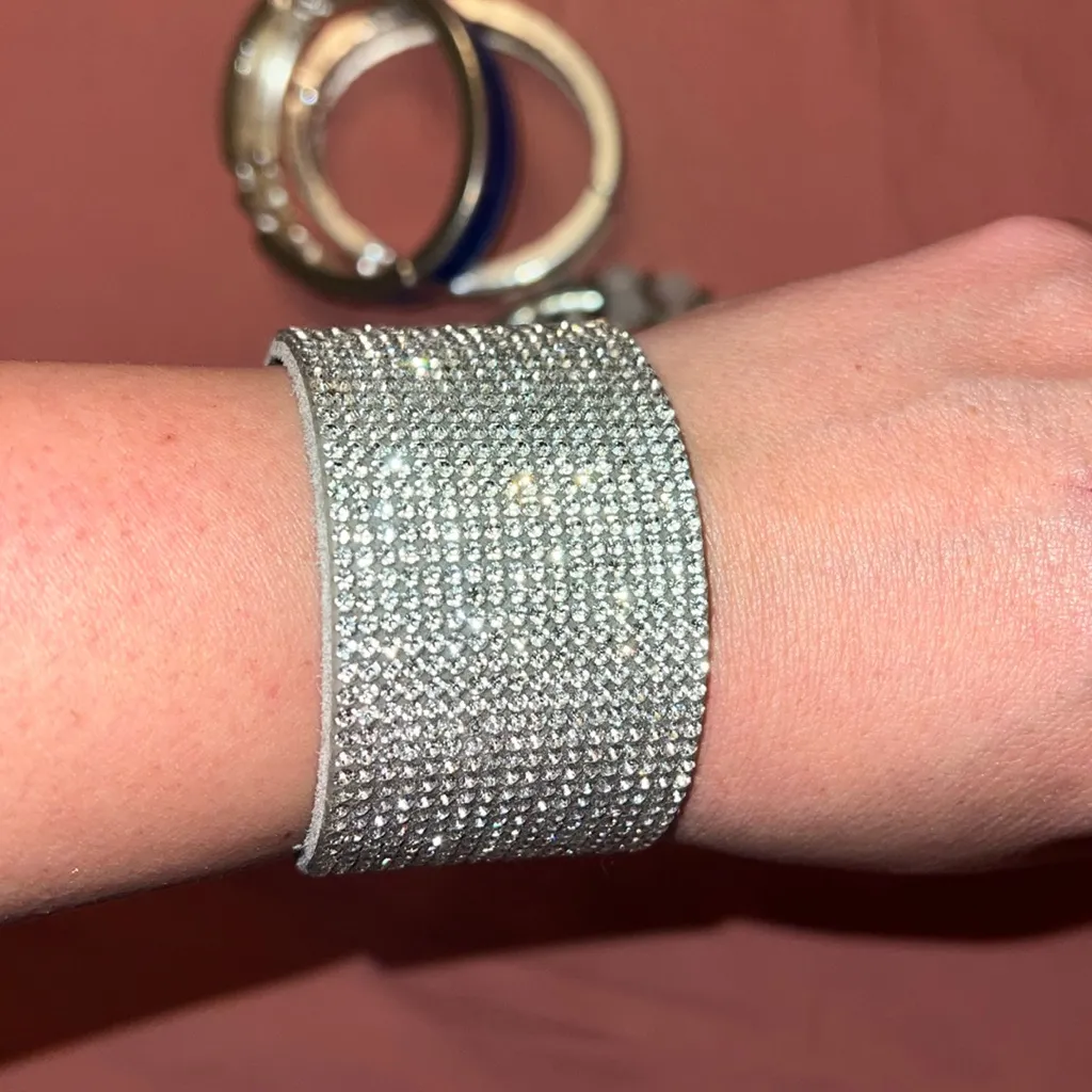 4 silver tone bracelets from Dillards - Image 3