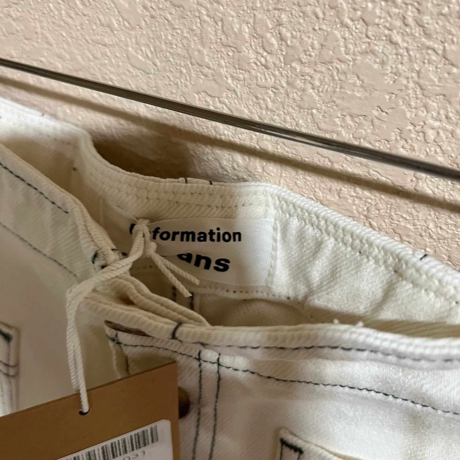 NWT Reformation Eloise High rise wide leg jeans 31 - Image 5