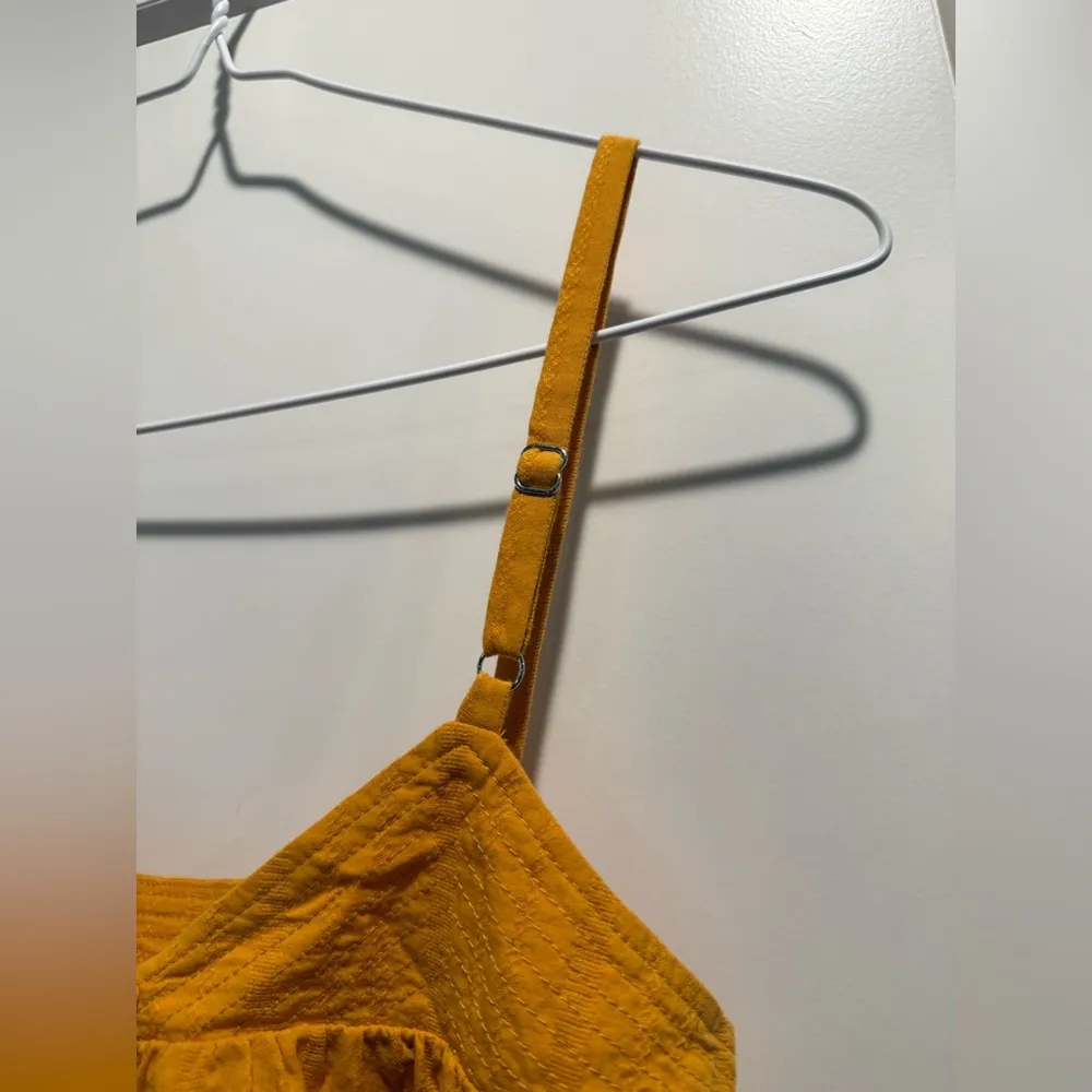 Madewell Mustard Camisole Relaxed Backless Top Size4 - Image 6