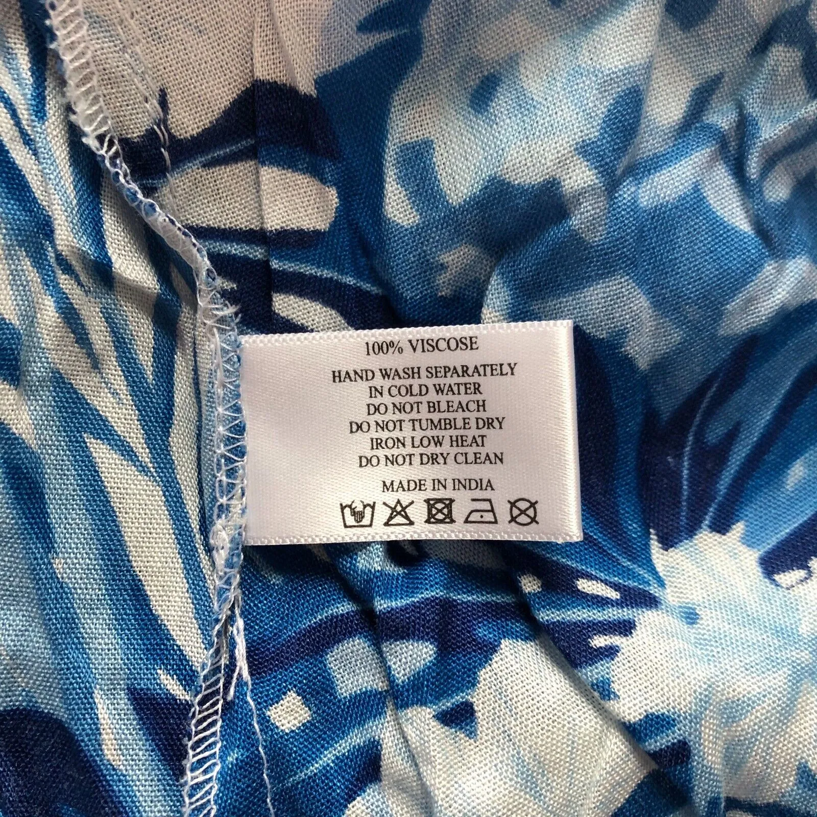 America & Beyond‎ Womens Dress S Blue Floral V - Image 7