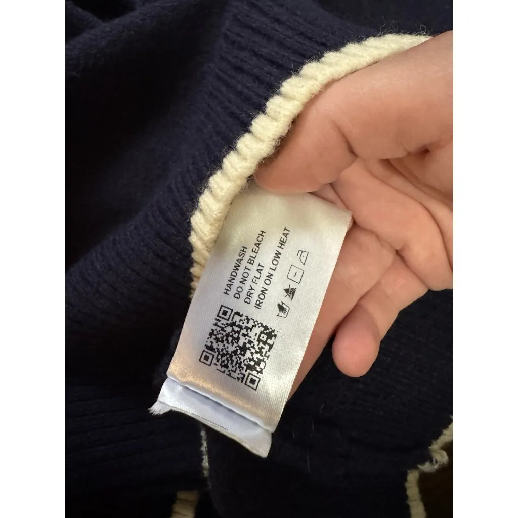 Cider Women Size Medium Embroidered Teddy Bear Sweater Long Sleeve‎ Knit Preppy - Image 11