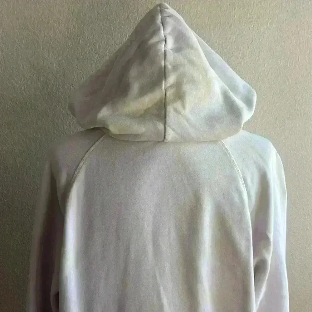 Reformation Tanner Tie Dye Hoodie in Creamsicle‎ Pink White - Image 7