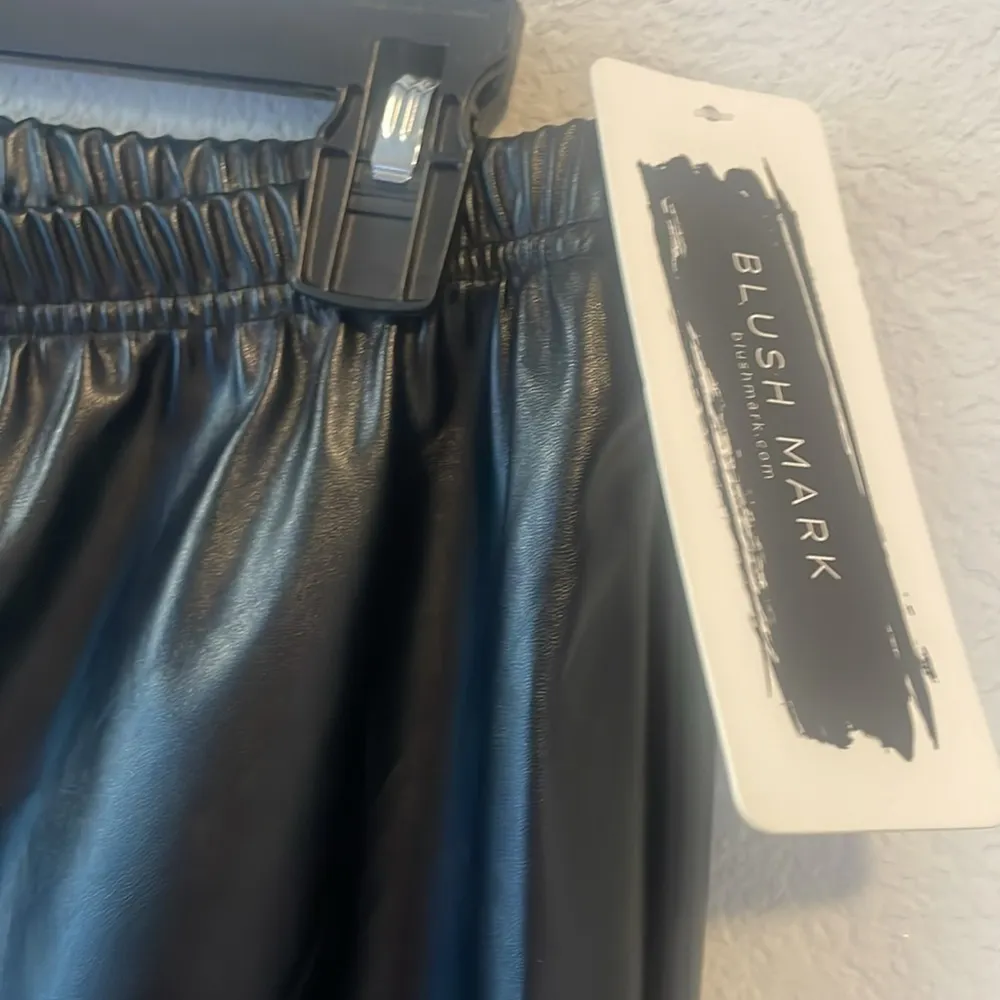NWT Blush Mark faux leather pants size large - Image 3
