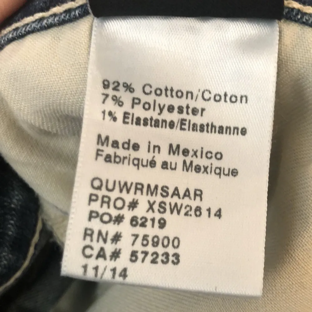 Big Star 1974 Denim Shorts Jorts Mid-Rise Stretch Size 29 Rodeo Festival Rave - Image 6