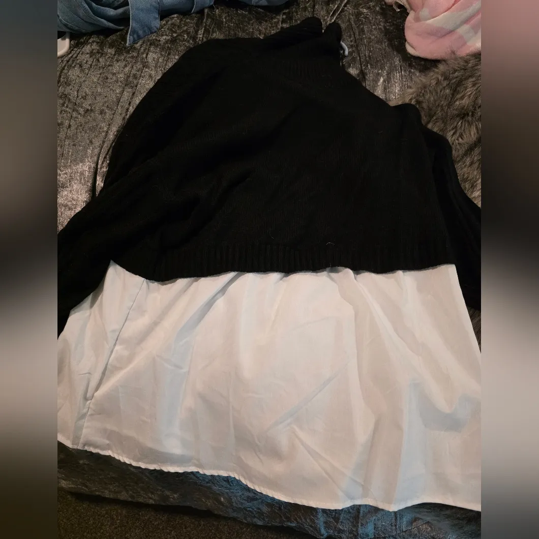 HYFVE  Black and White Turtleneck Sweater - Image 3