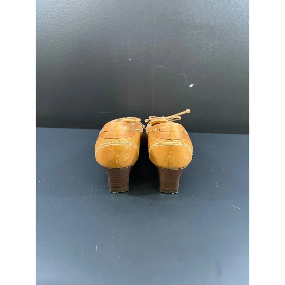 Talbots Women's Brown Shoes/Heeled Loafers Size 5B SKU 5377 - Image 4