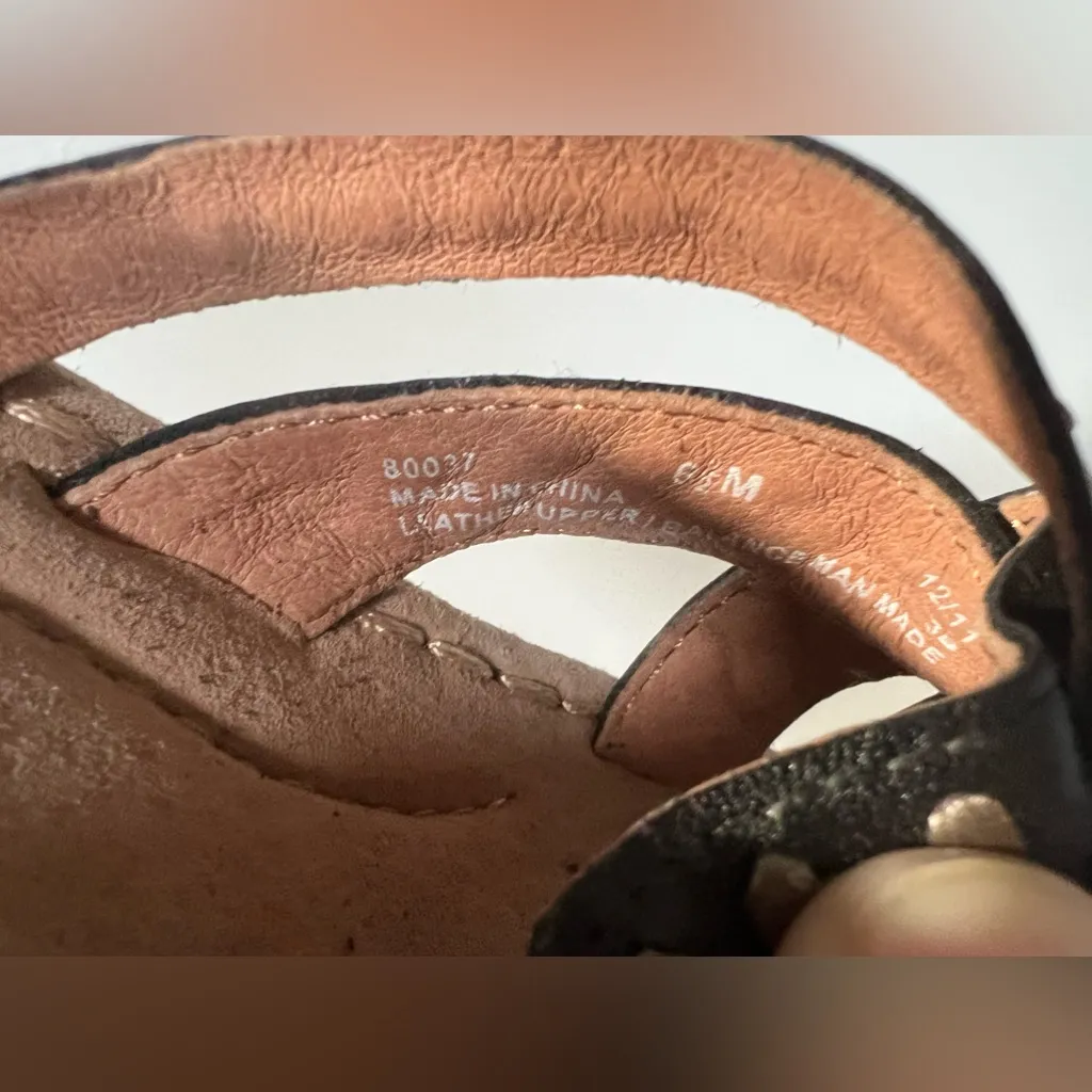 🔥CLARKS ARTISAN WOMEN'S SANDALS STYLE #80037 Size 6.5 COLOR BLACK/BROWN - Image 9