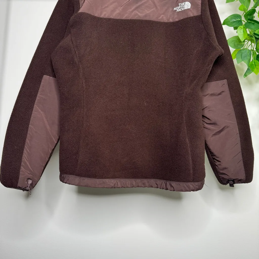 The North Face Chocolate Brown Denali Polartec Fleece Jacket size M Medium AC6W - Image 7