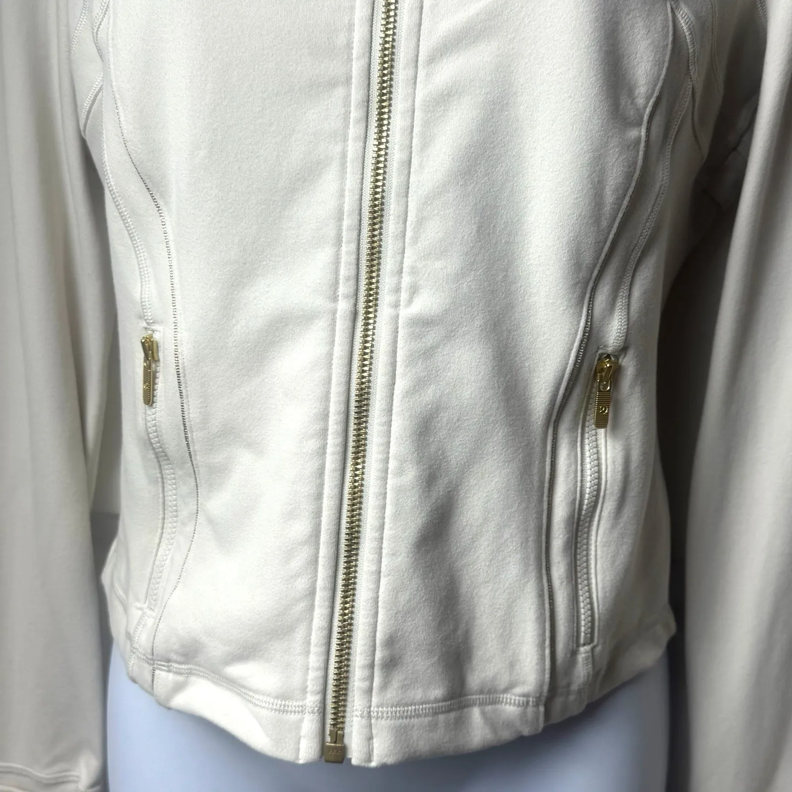 Lululemon Define Jacket Luon Sparkle Bone Athletic Comfort Stretch Gym 8 - Image 6