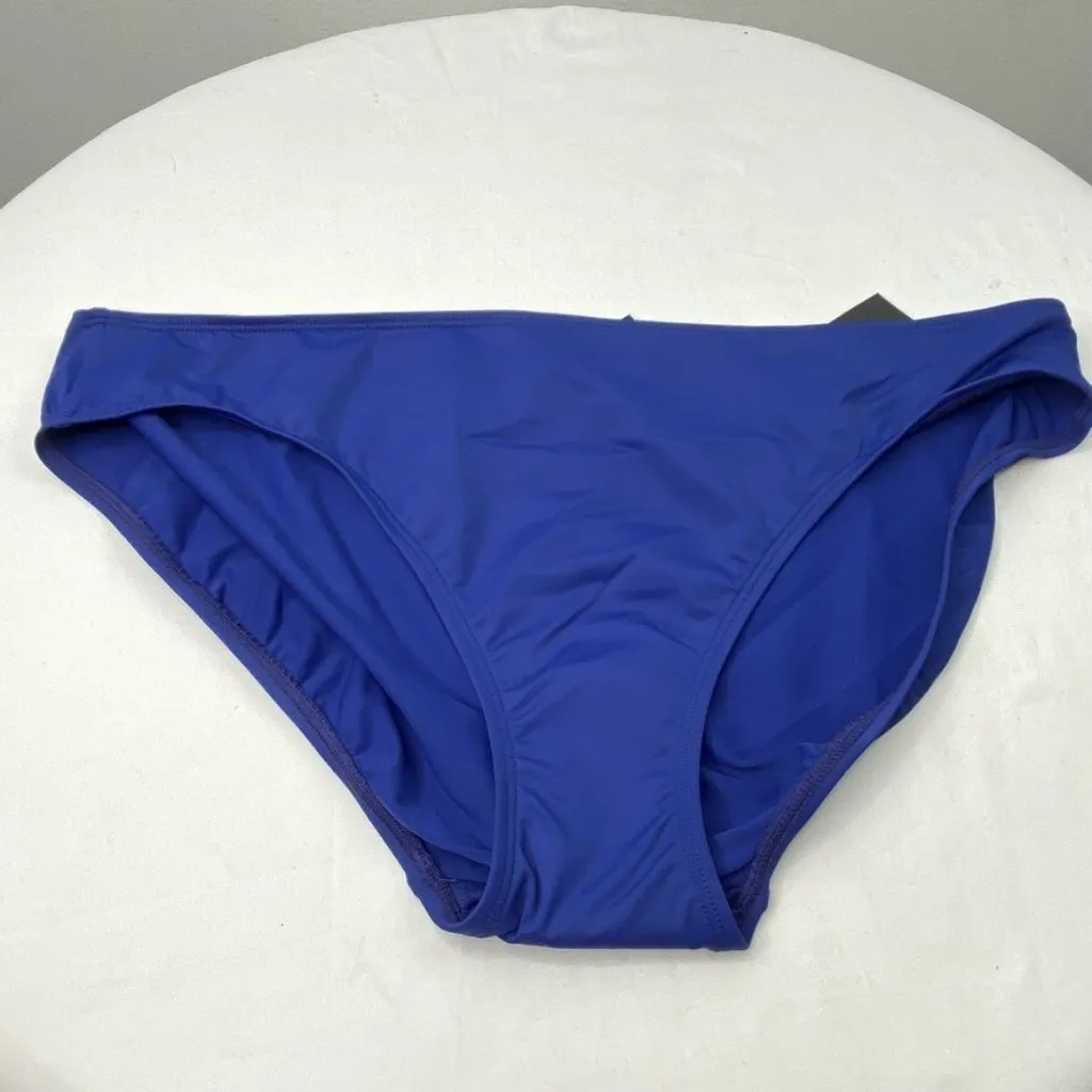 Ralph Lauren Women's Sapphire Blue Hipster Bikini Swim Bottom Size 16 - Image 3