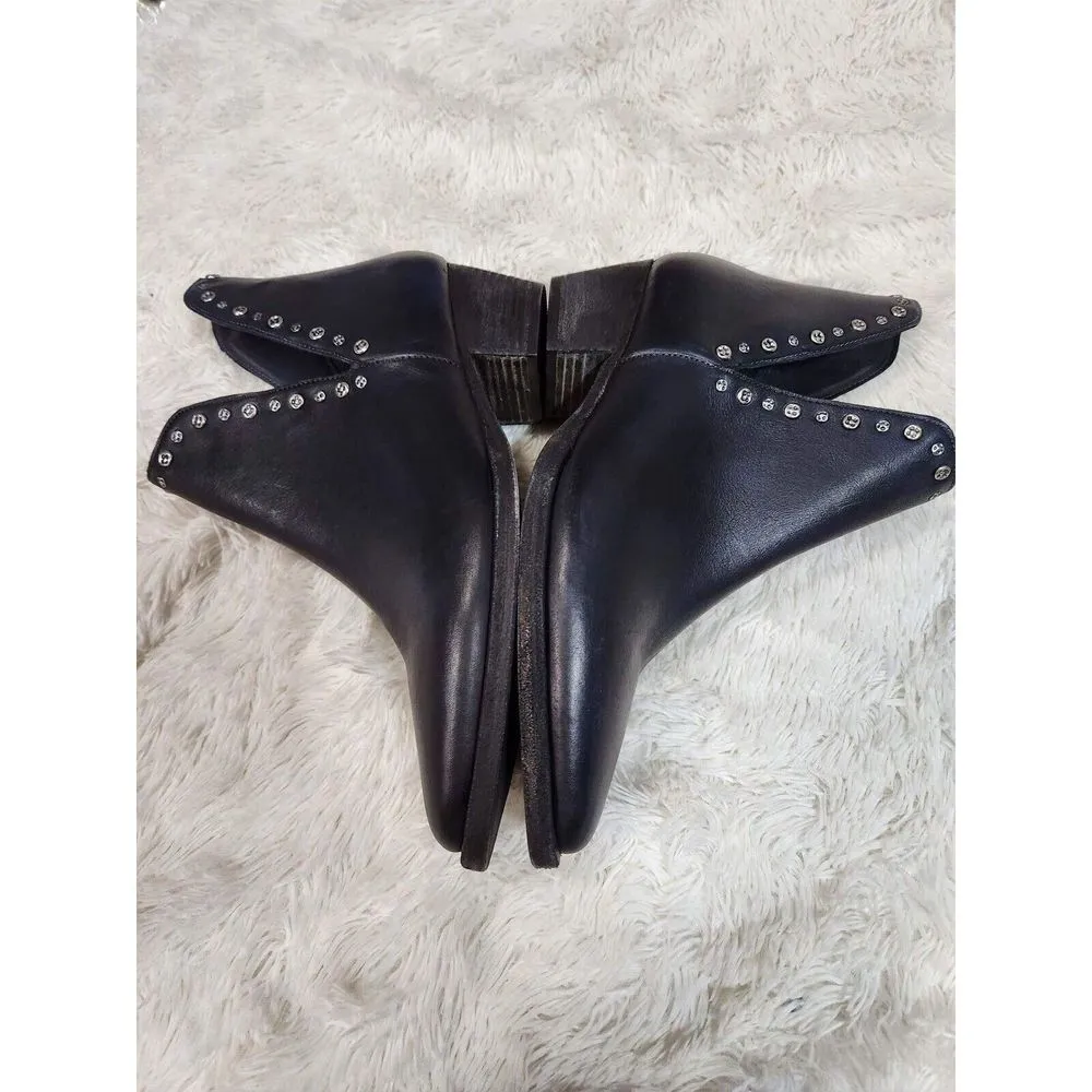 Free People Studded Charm Double V Ankle Boots Size 8.5 - Image 7