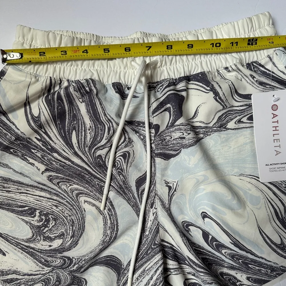 Athleta Cream Set Women’s Ribbed Jacket Sz XS & Shorts Size XS - Image 14