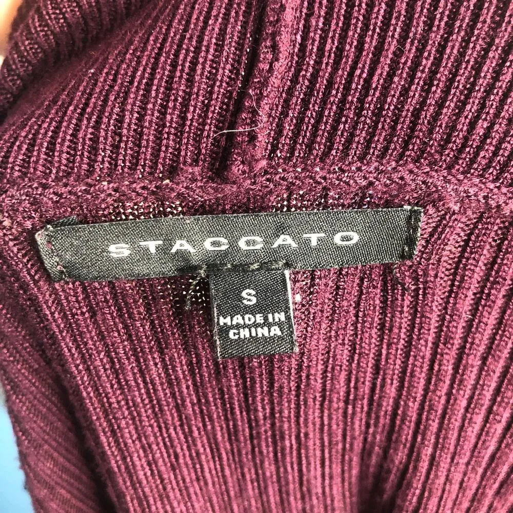 Staccato SMALL Ashter Cardigan - Stitch Fix Ribbed Detail Long Sleeve Shawl - Image 8