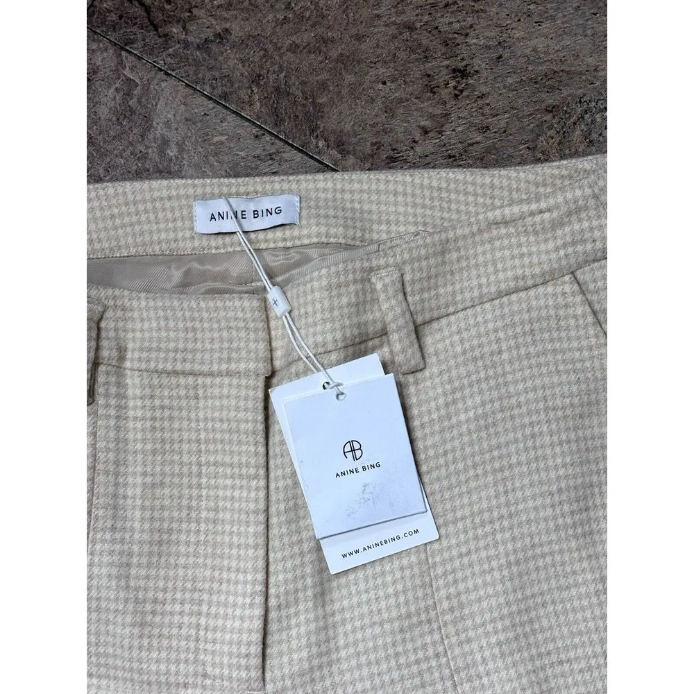 ANINE BING  Cream Trousers - Image 5