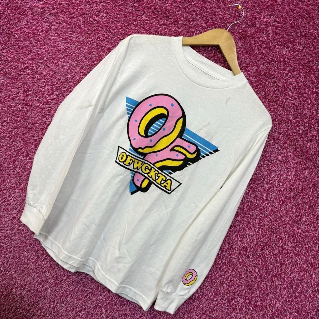 Odd Future OFWGKTA long sleeve Rap Tee size small - Image 3