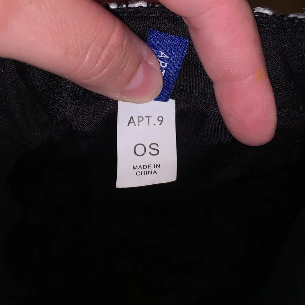 Apt. 9  black grey plaid Newsboy Cadet cap hat - Image 8