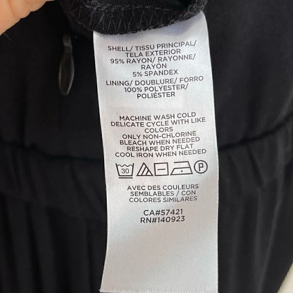 LOFT Plus Twist Front Cap Sleeve Jumpsuit (Black) - 20 - Image 13