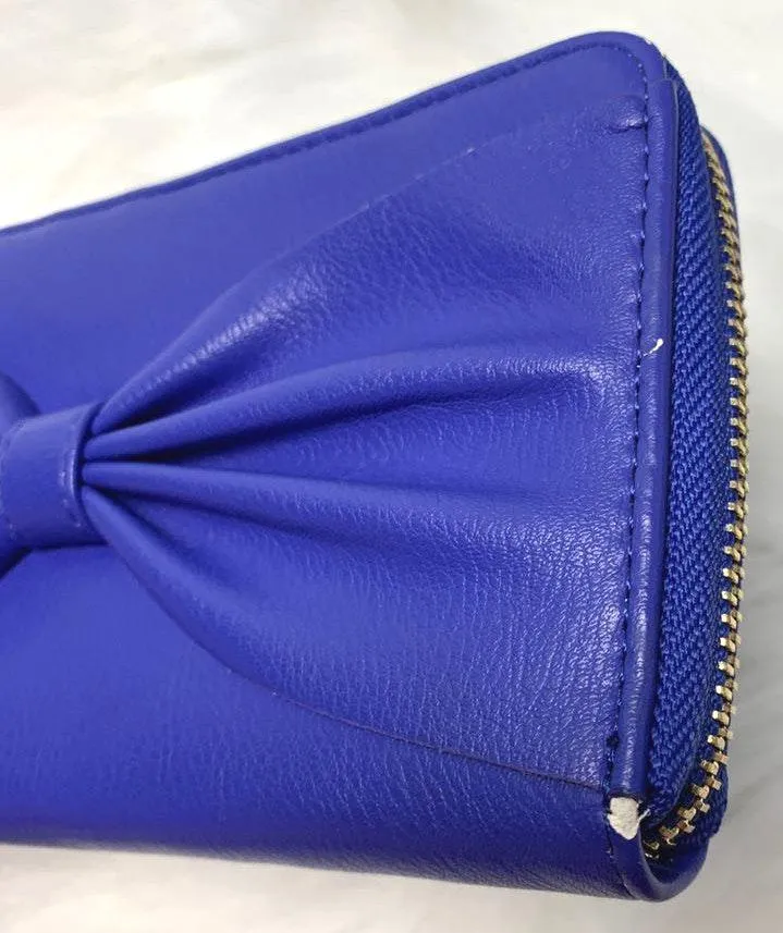 Bow Wallet Blue - Image 3