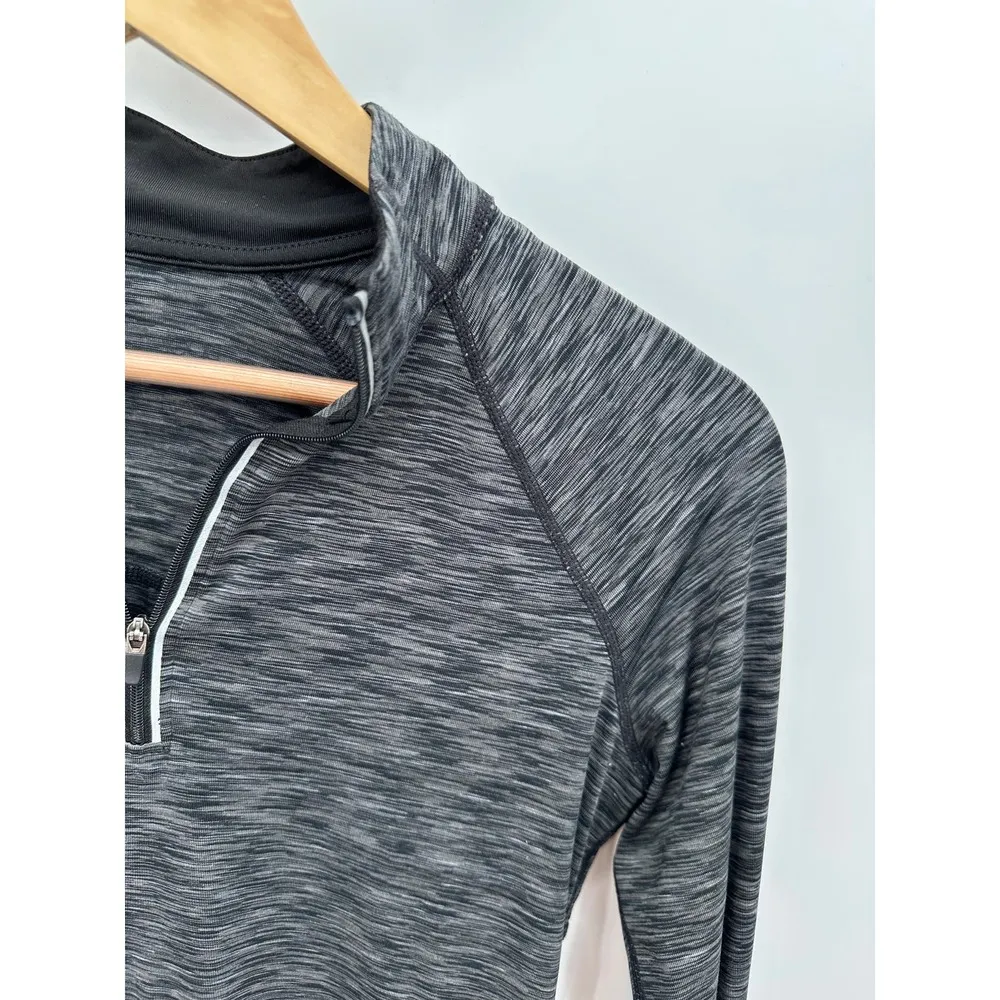 Ideology Grey 1/4 Zip Pullover Leggings Matching Set Women's Size Medium M - Image 4