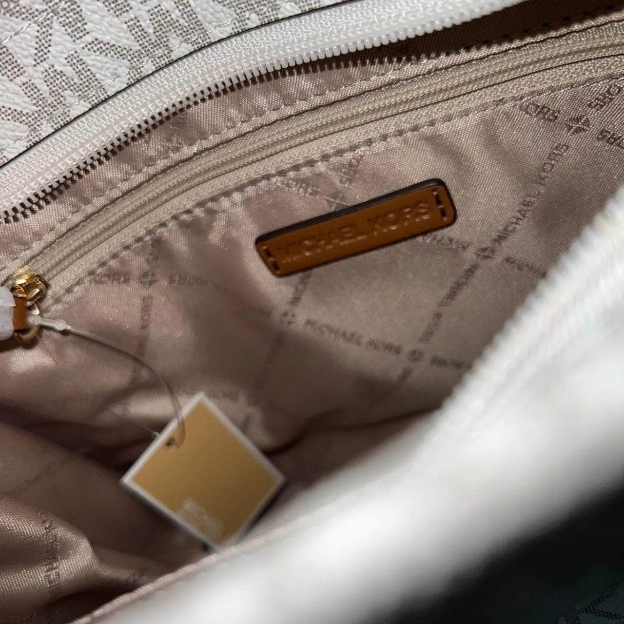 Michael Kors Vanilla Mirella Tote Small Shopper Bag - Image 7