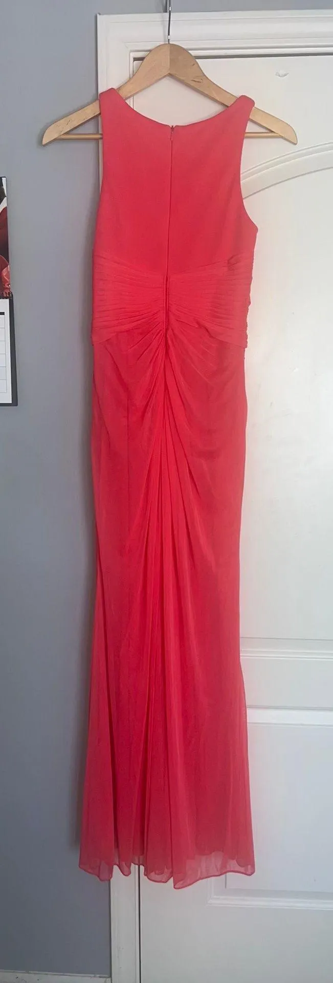 Salmon Colored Bridesmaid Dress - Image 3