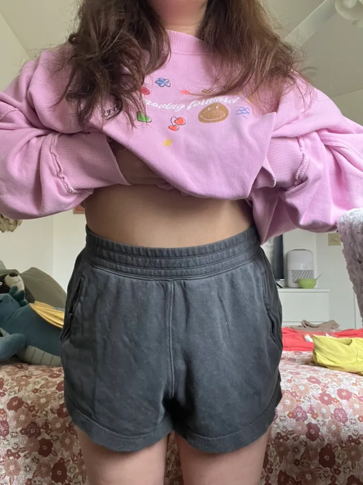 Aerie Shorts Cotton Grey - Image 4