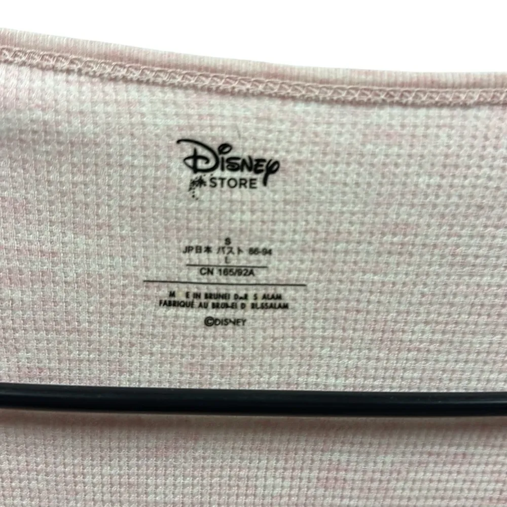 Disney Cinderella Wishes Come True Pink Long Sleeve Thermal Top Womens Medium - Image 7