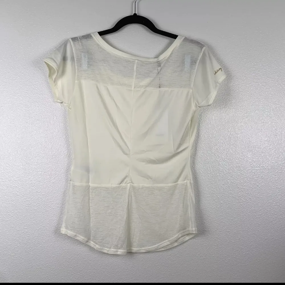 Gymshark Womens Whitney Longline Lightweight Tee Shirt White Sz XS NWT‎ - Image 7