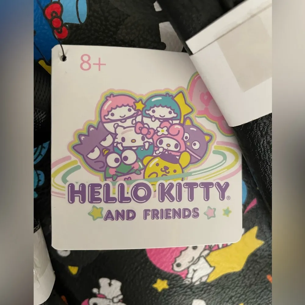 NWT Loungefly Sanrio Hello Kitty Backpack Black Multicolor - Image 5