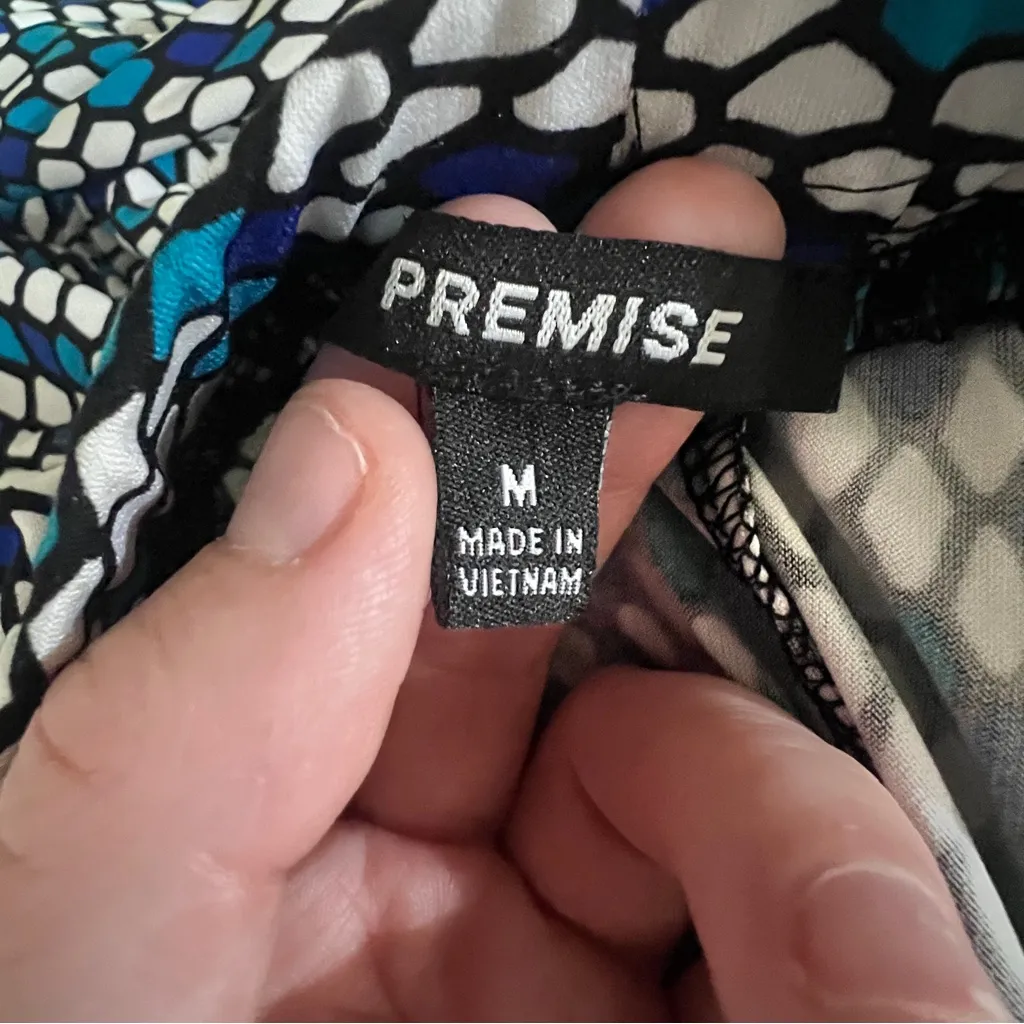 Premise‎ Midi Elastic Waist Flowy Skirt - sz M - Image 4