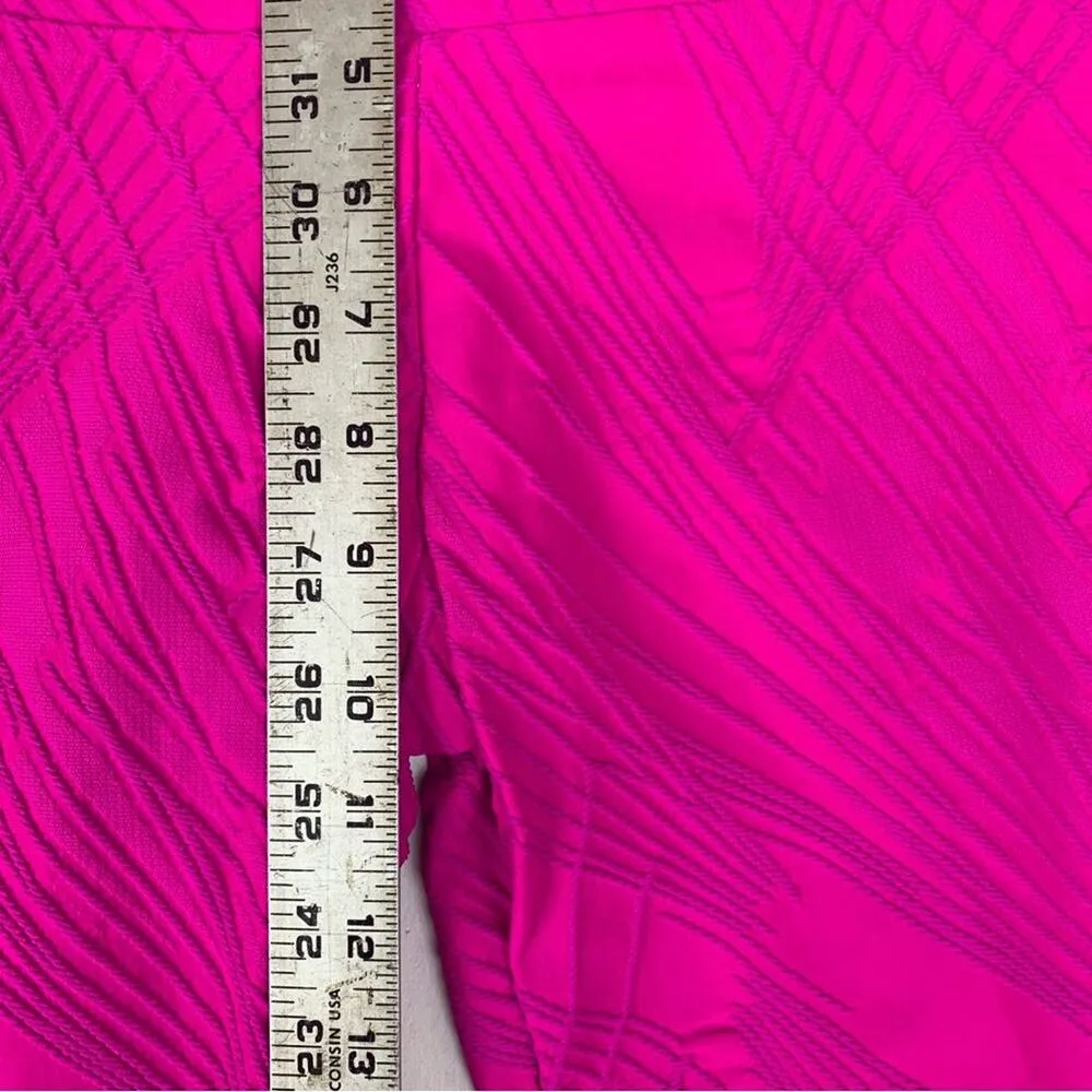 Onzie women's small medium pink leggings laser cut out barbie bright gym lulu - Image 9