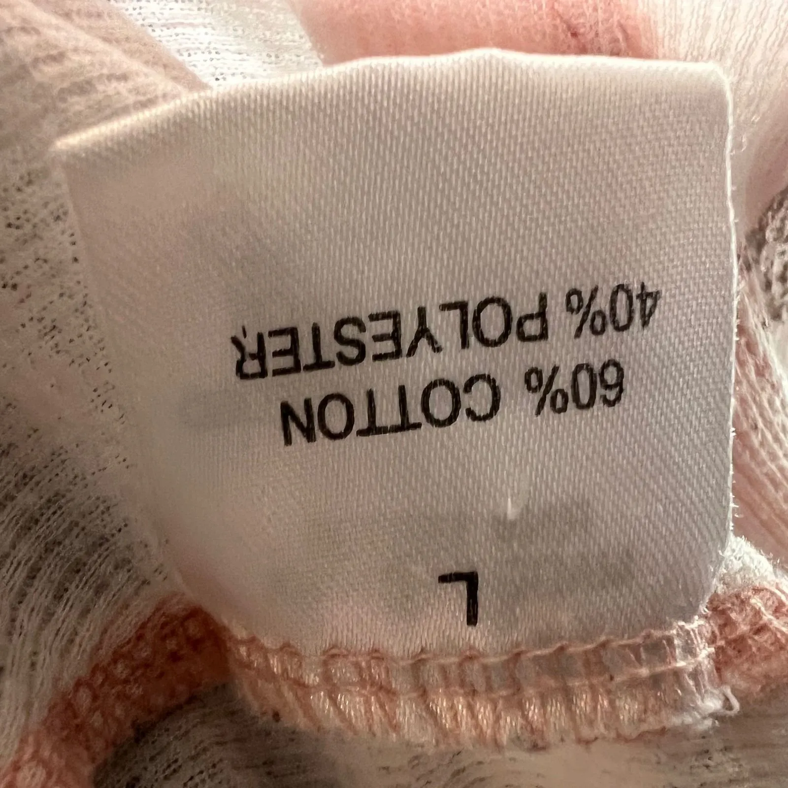 Jane and Delancey Pink Star Y2K Baby Tee Twist Front Fitted Top Size L - Image 5