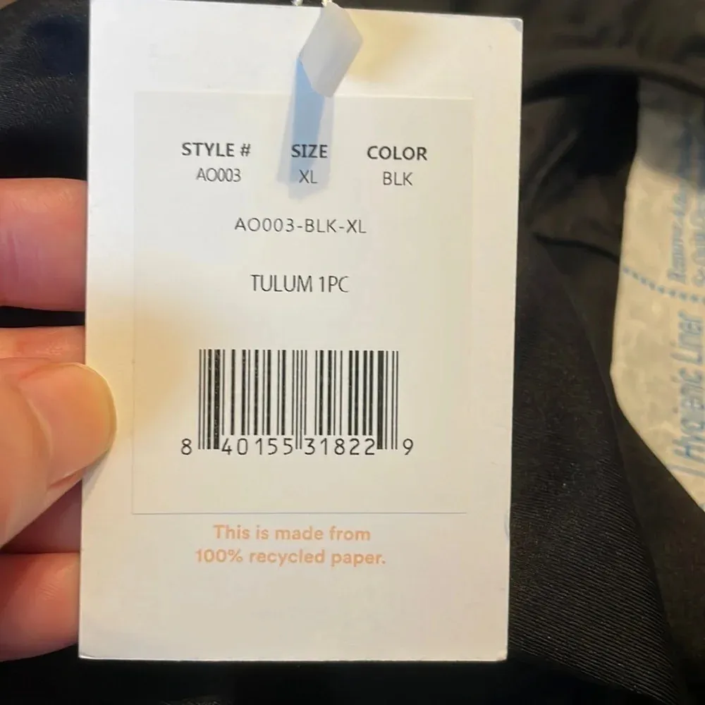 Andie The Tulum‎ One Piece Swimsuit Black Size XL NWT - Image 5