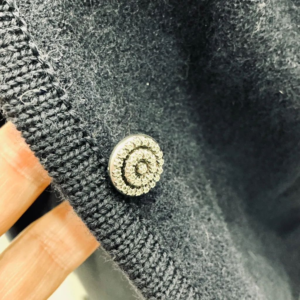 Dressy wool cardigan 🌹 Blue Size undefined - Image 8