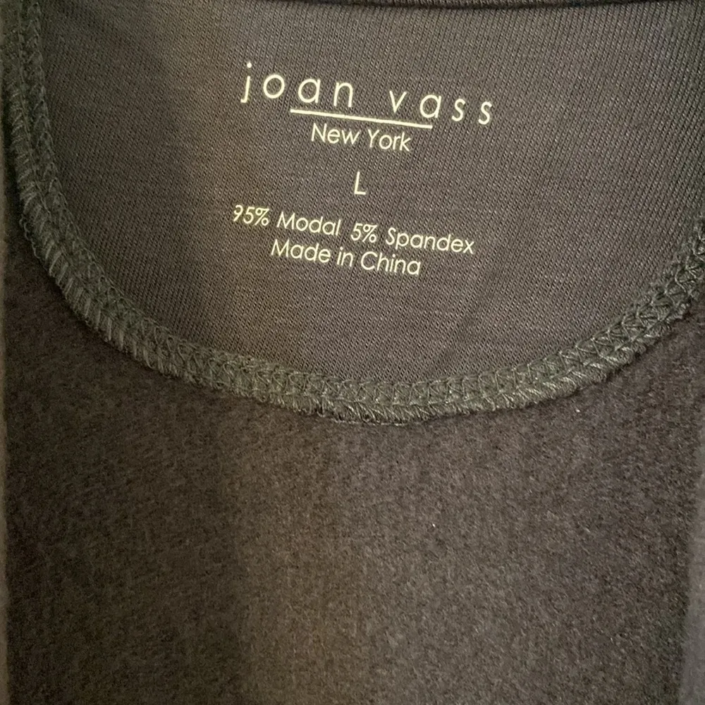 Joan Vass Cardigan size L length 38” two front pockets long sleeves - Image 3