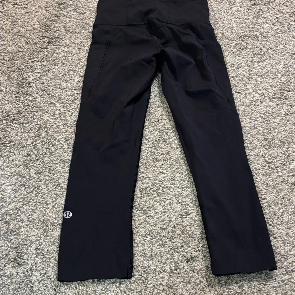 Lululemon Fast and Free Crop II 19" *Non-Reflective size 0 - Image 4